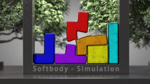 Softbody Simulation Tetris V3 Preview